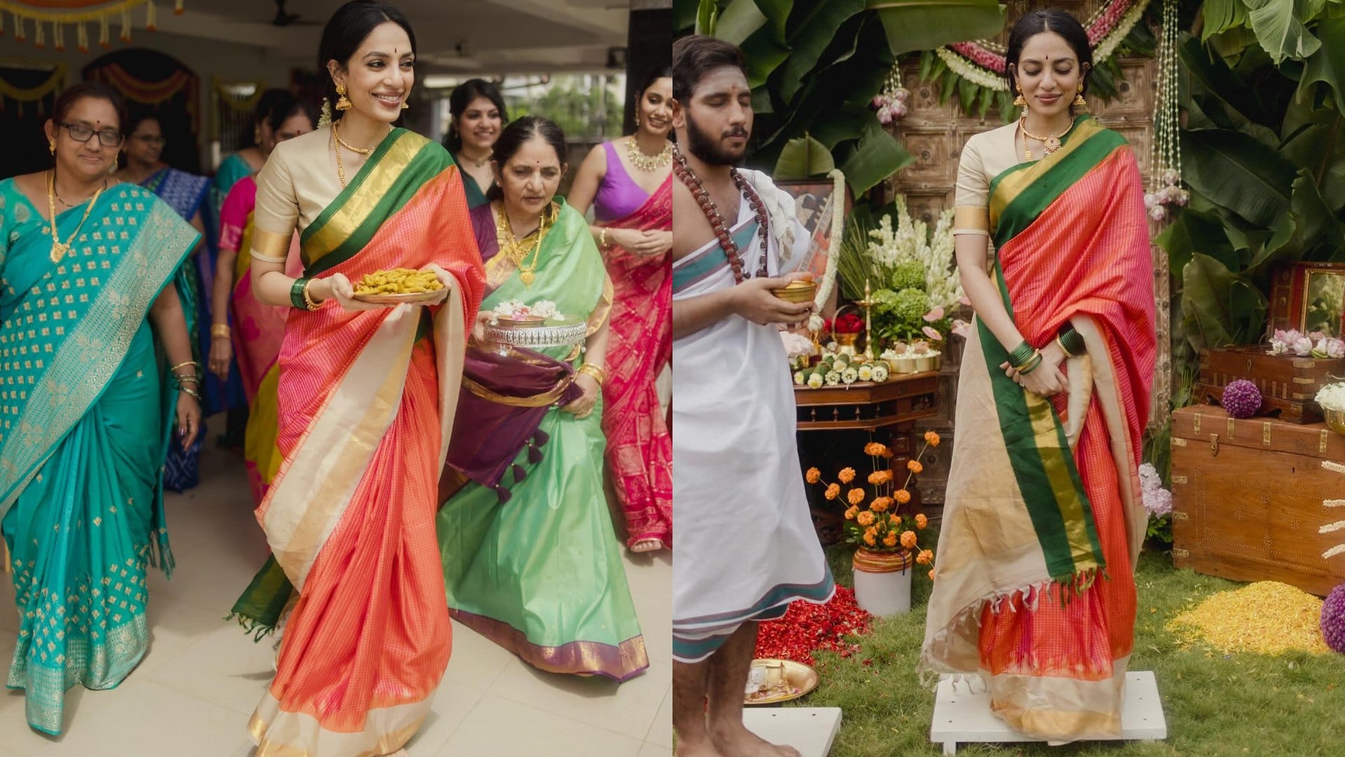naga chaitanya and sobhita dhulipala engagement to wedding photos viral on social media disprj