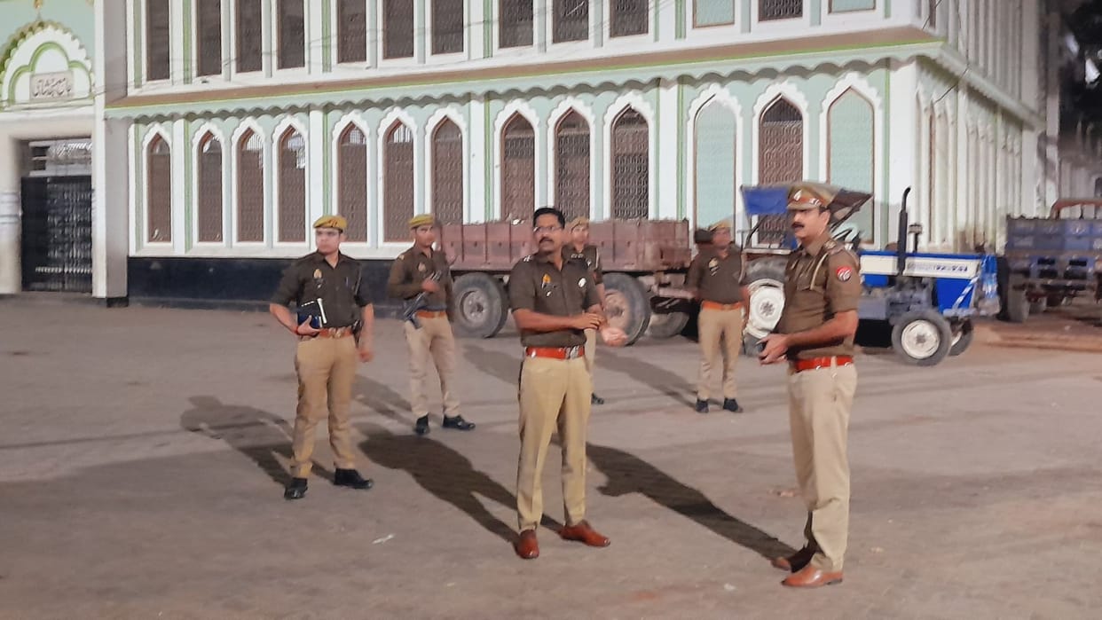Police removed illegal loudspeakers, campaign was conducted under the leadership of SP instructions were give
