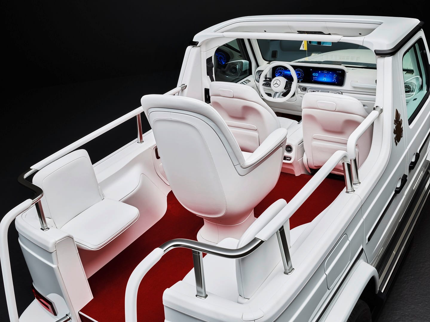 Pope Francis New Car Popemobile All Electric Mercedes G-Wagon SUV Know Details