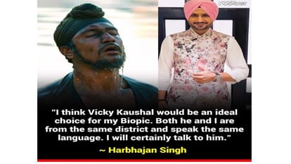 Vicky Kausal may be play Indian cricket team fromer spinner Harbhajan singh biopic