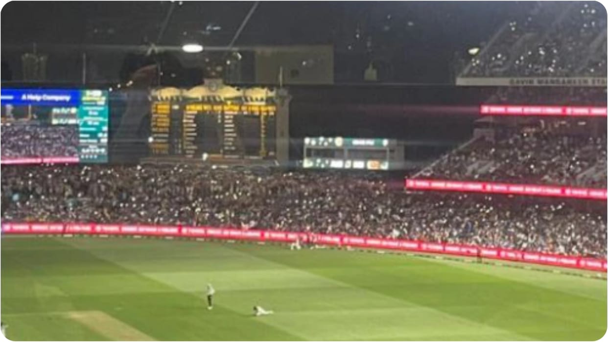The floodlights at the Adelaide Oval went off twice in an over bowled by Harshit Rana during IND vs AUS match