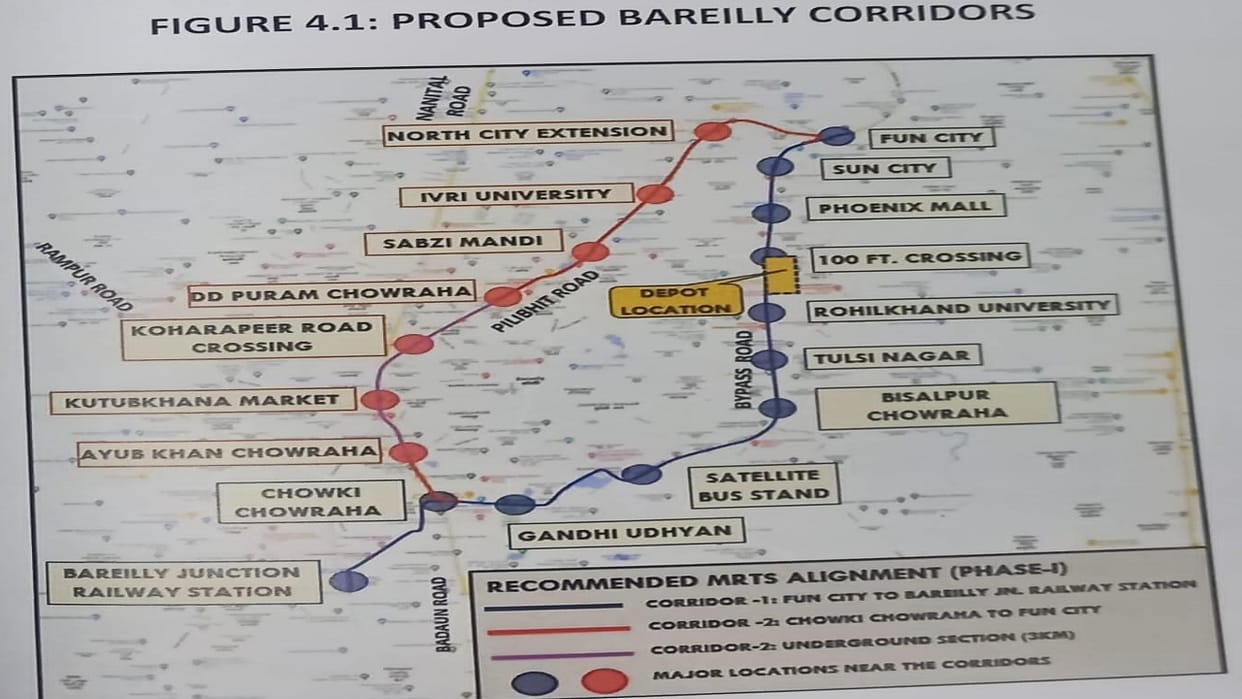 Bareilly Metro DPR will come by March 15 work can start by the year 2027