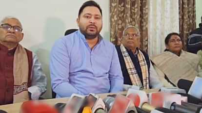 Begusarai: Tejashwi Yadav's scathing attack on Nitish Kumar and Giriraj Singh, also spoke on beef ban in Assam