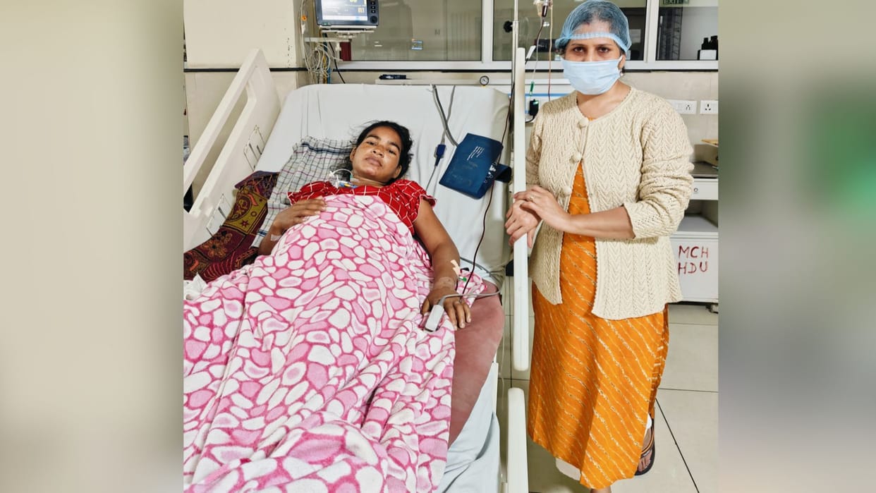 IMS BHU Doctors surgery to save lives of mother and newborn