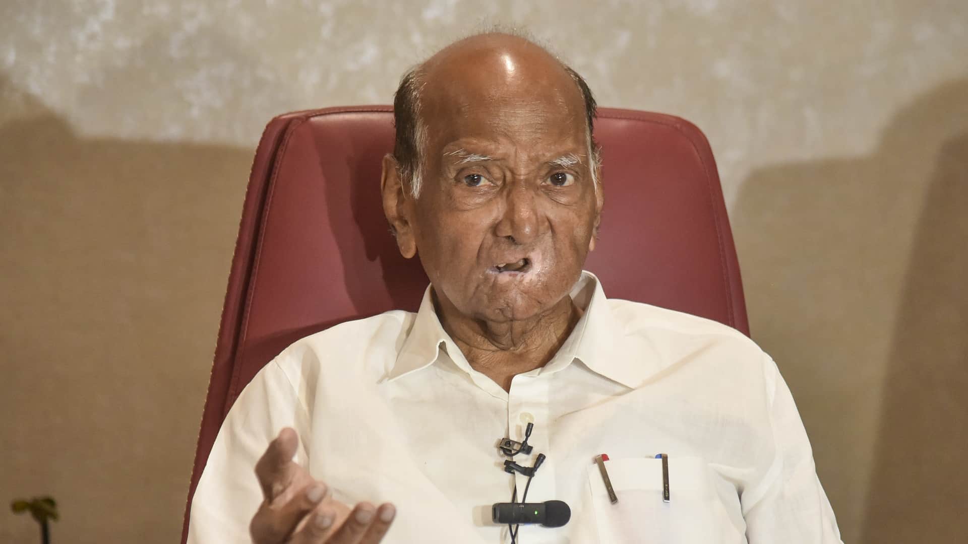 एनसीपी एसपी के प्रमुख शरद पवार