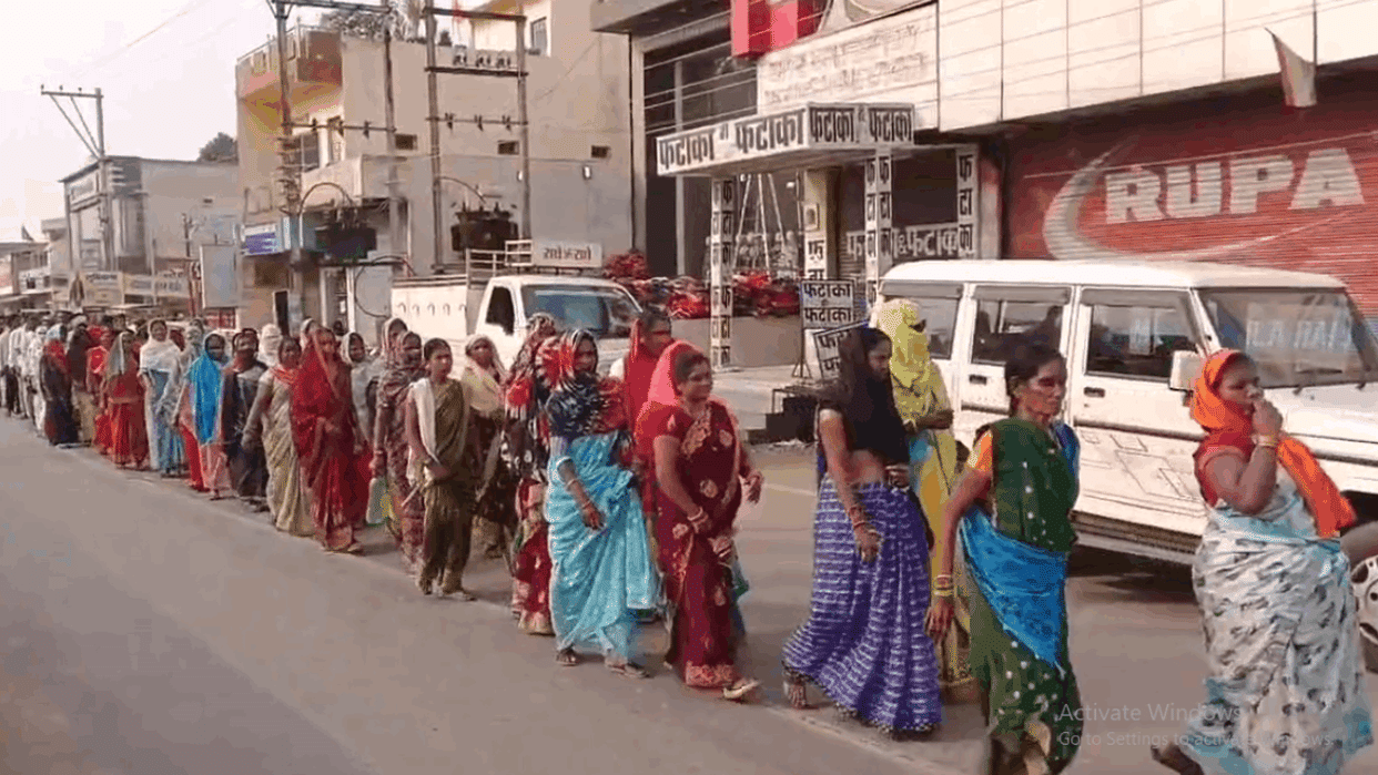 All Scheduled Caste Society changed strategy held a rally and submitted a memorandum
