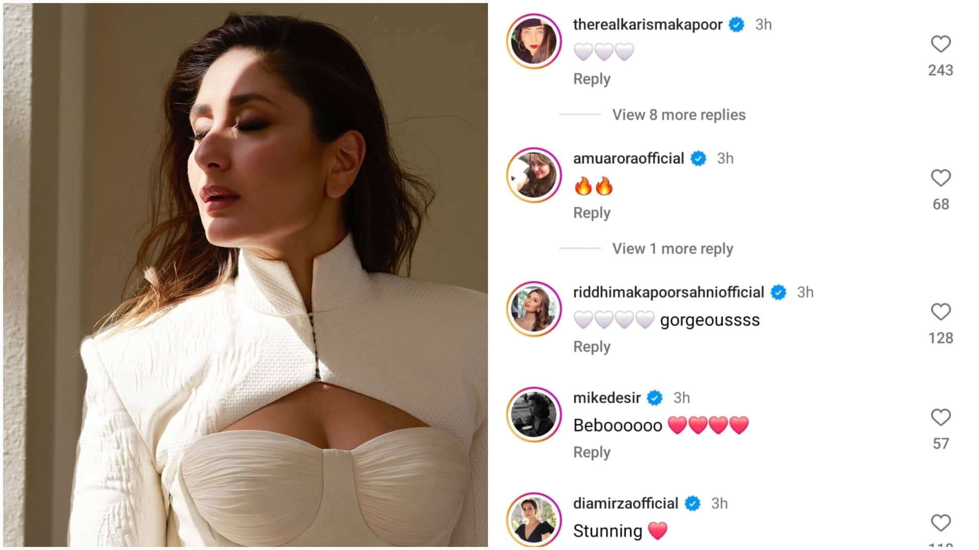 Kareena Kapoor Khan looks stunning in white corset gown on day 2 of Red Sea Film Festival