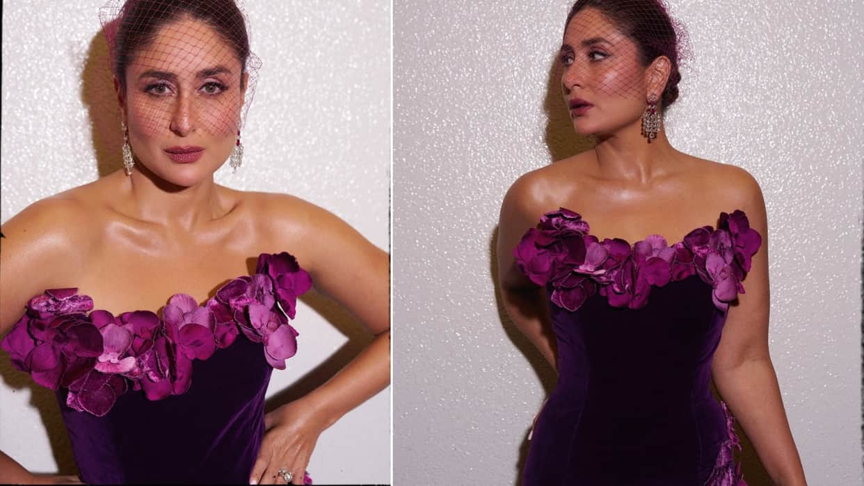Kareena Kapoor Khan Looks most Glamourous Purple Dress Jeddah Fans reactions Bebo Slays All Looks Viral Photos