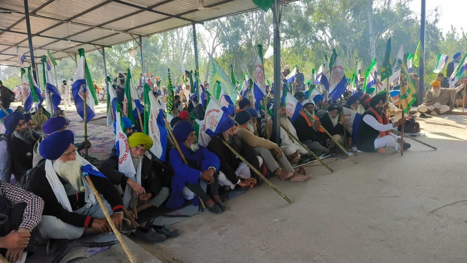 Farmers protest