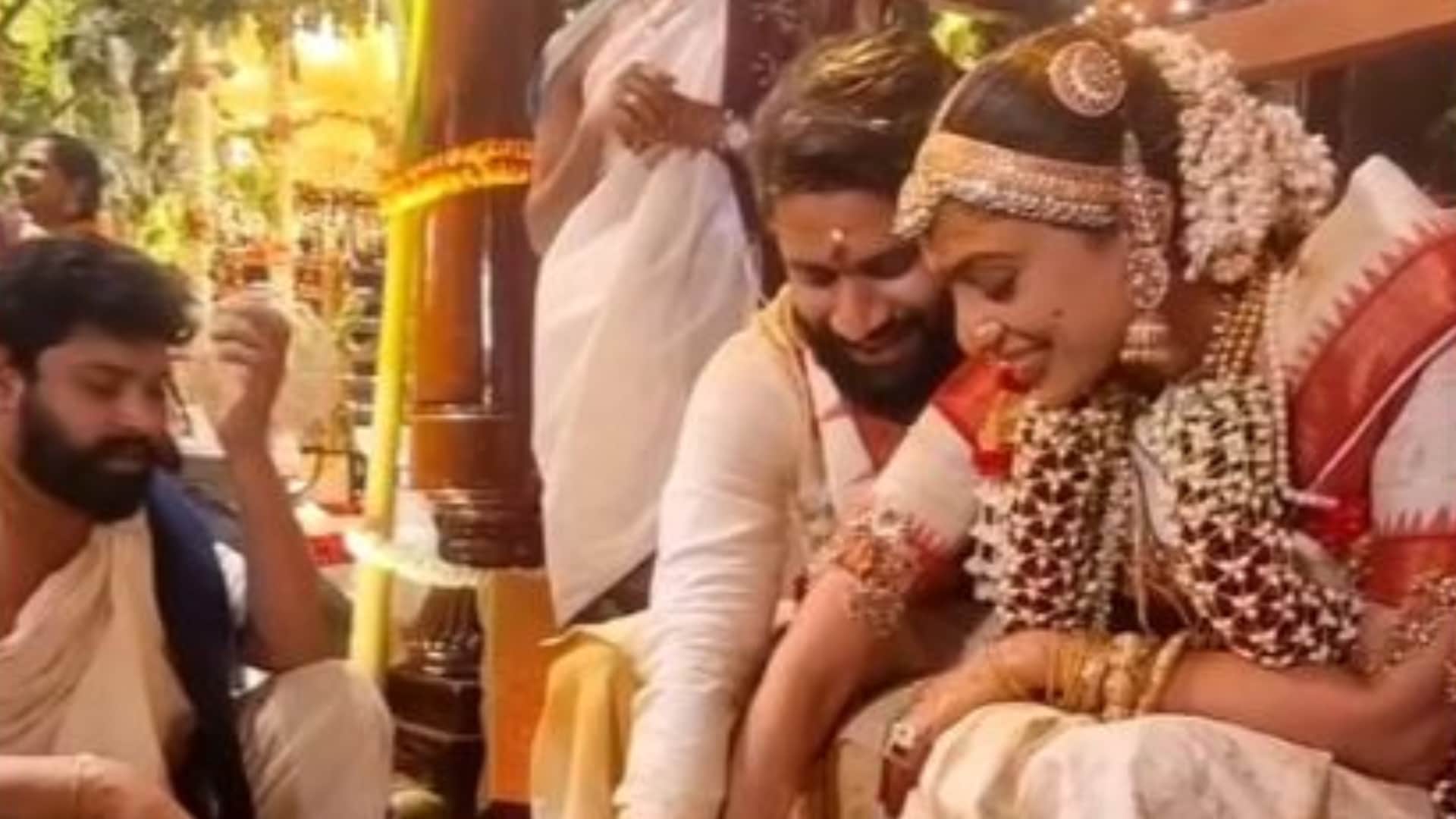 Naga Chaitanya Sobhita Dhulipala Play The Ring Game In Unseen Video From Wedding goes viral on social media