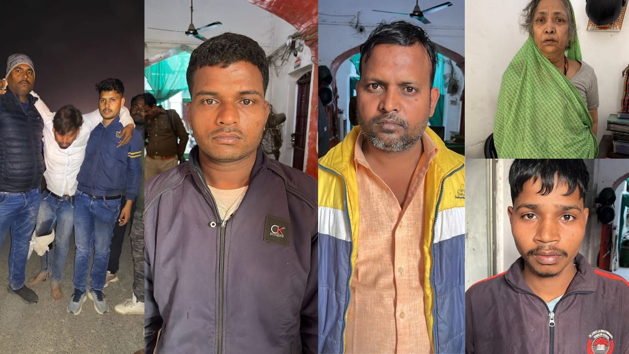 Varanasi police arrested five people for killing truck driver