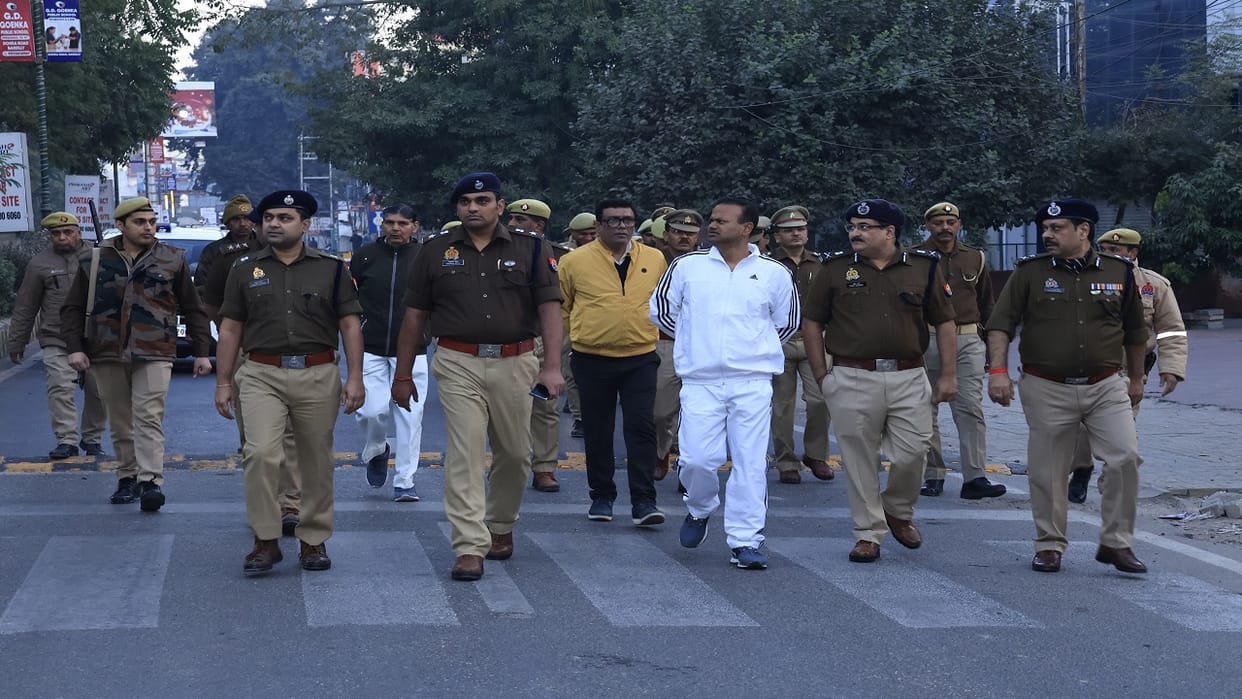 Police officers removed 172 loudspeakers from religious places in Bareilly