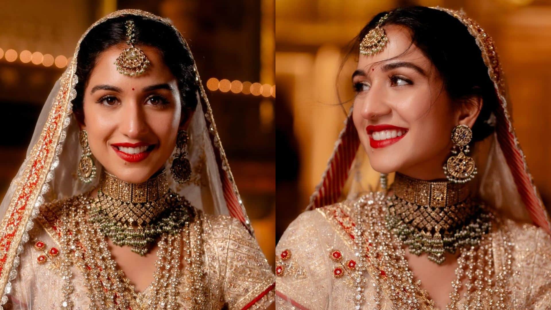 Year Ender 2024 bridal look of radhika merchant wife of anant ambani see photos here