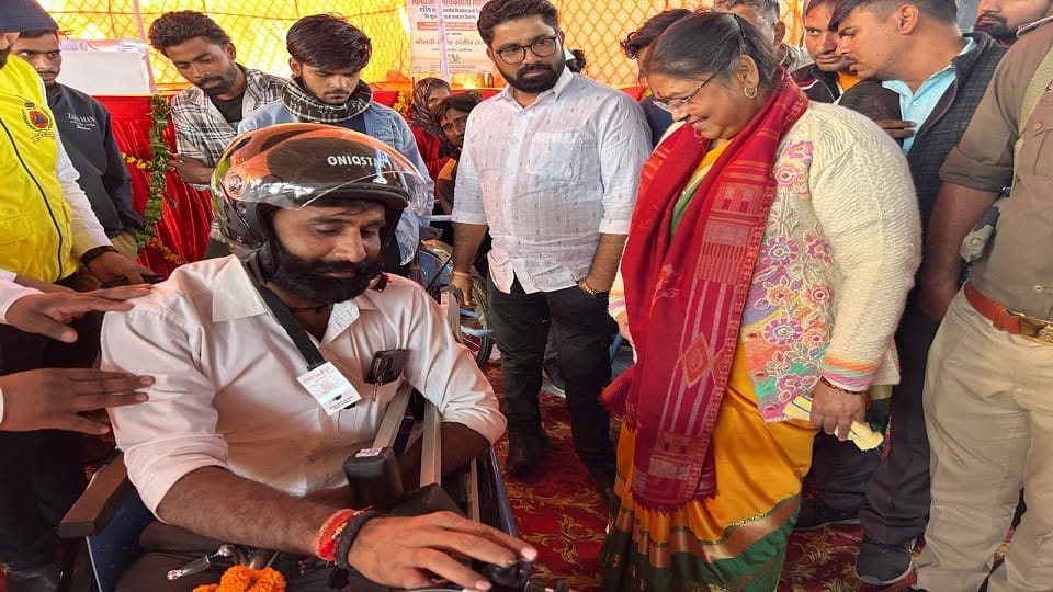 Distributed artificial limbs and assistive devices to disabled people