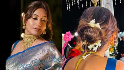 Tv actress Surbhi Chandna Saree Look viral on social media disprj