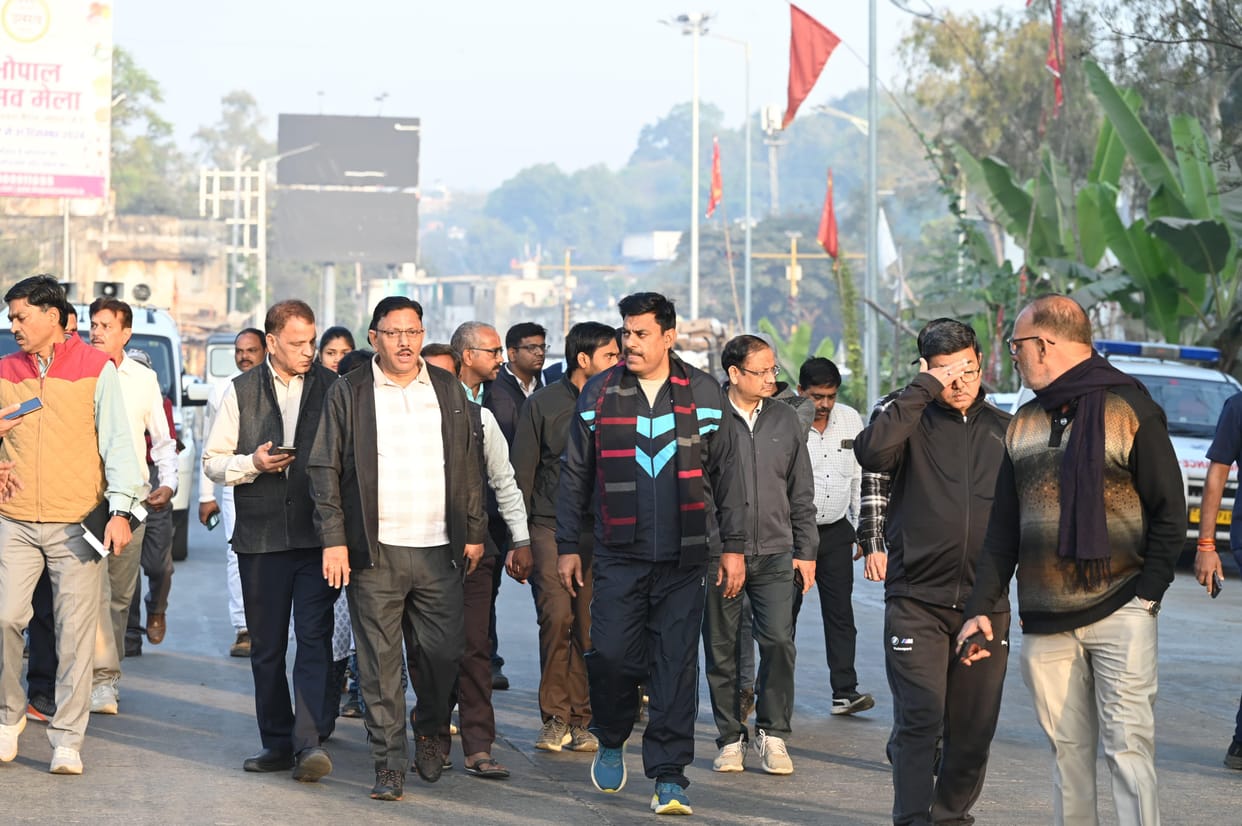 Bhopal: MLA conducted parade of officers early in the morning, inspected Kolar Six Line, gave instructions to
