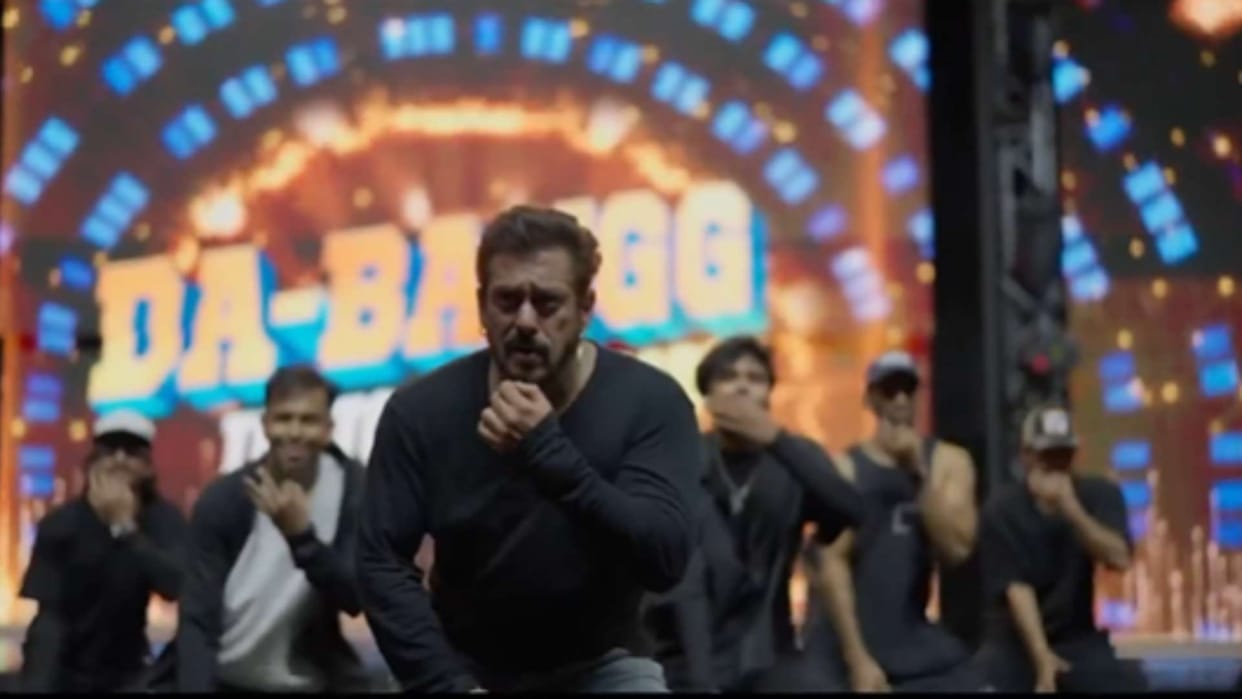 Dabangg Tour Salman Khan ready to rock Dubai posted a glimpse on social media goes viral