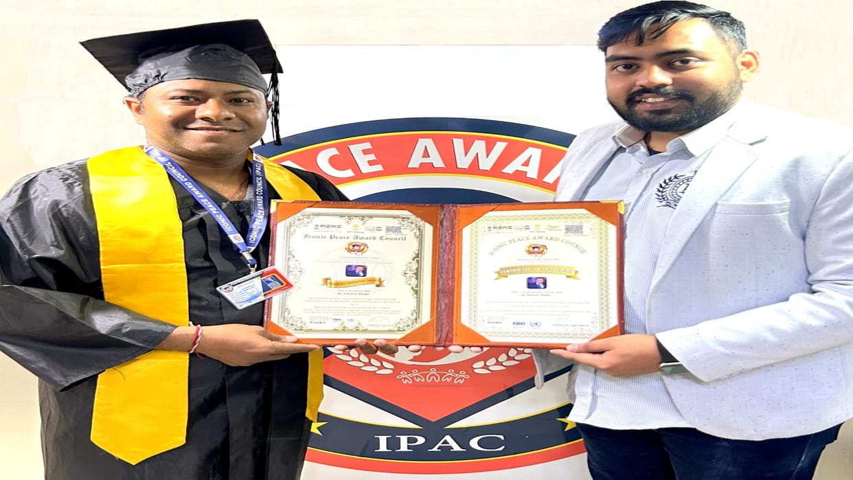 Indranil Ghosh honored with honorary doctorate degree, recognized for his extraordinary contribution in the fi