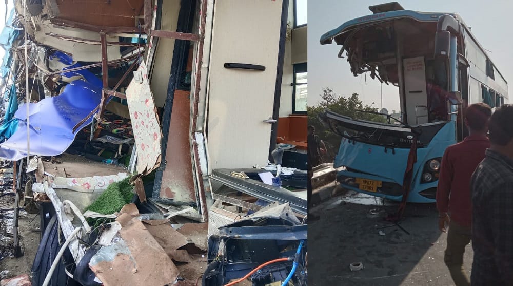 Kannauj Accident Sleeper bus was blown to pieces permit was for 47 there were 50 passengers