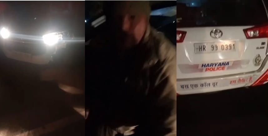 Dial 112 vehicle hits bike in Kaithal, video of it dragging goes viral