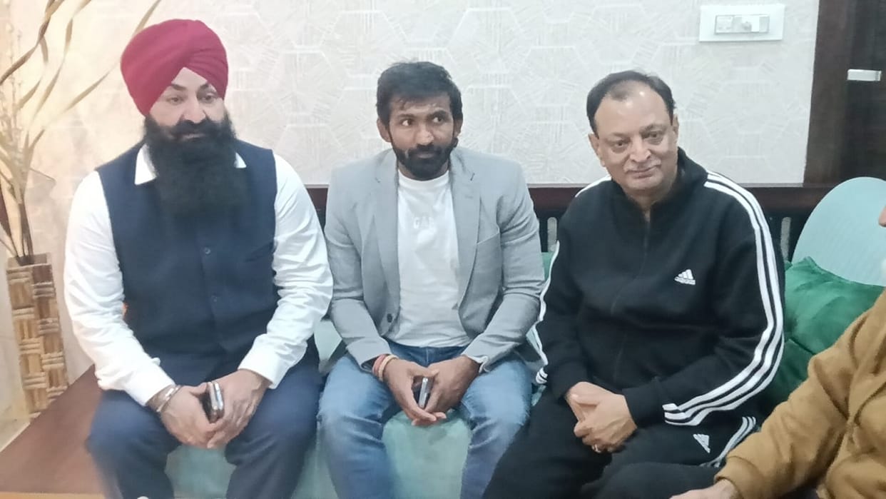Yogeshwar Dutt taunts Bajrang Punia in Yamunanagar; Not getting dope test done is a crime