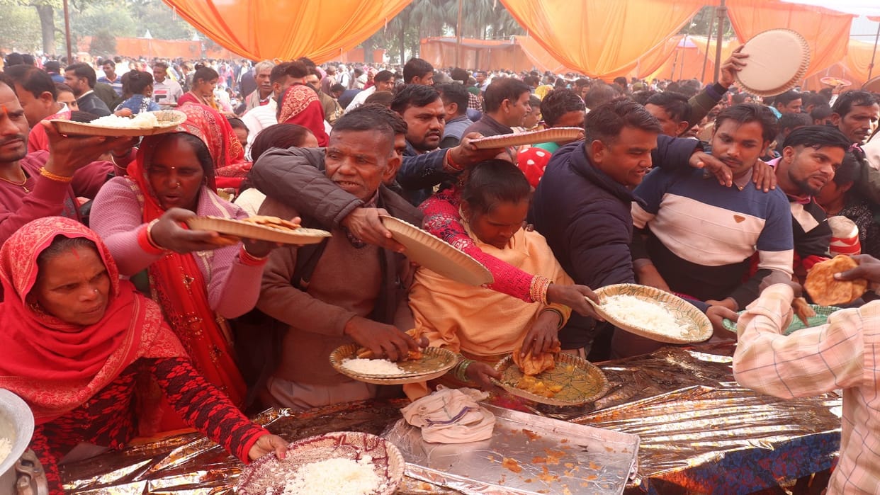 mismanagement in mass marriage program on the second day as well in bareilly