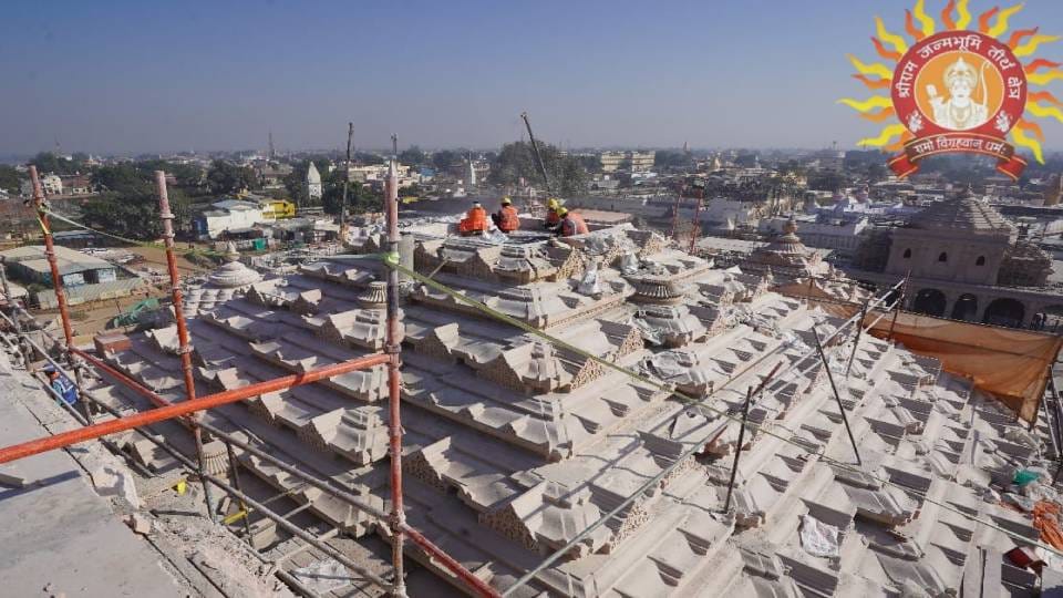 Shri Ram Mandir Trust released pictures of temples under construction in Ayodhya