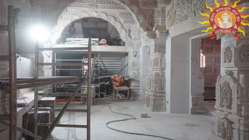 Shri Ram Mandir Trust released pictures of temples under construction in Ayodhya