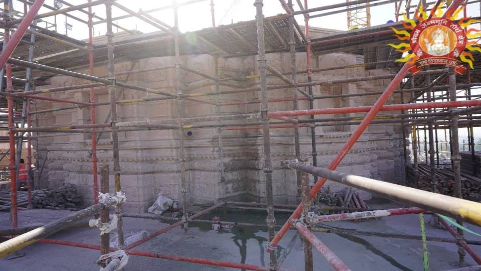 Shri Ram Mandir Trust released pictures of temples under construction in Ayodhya