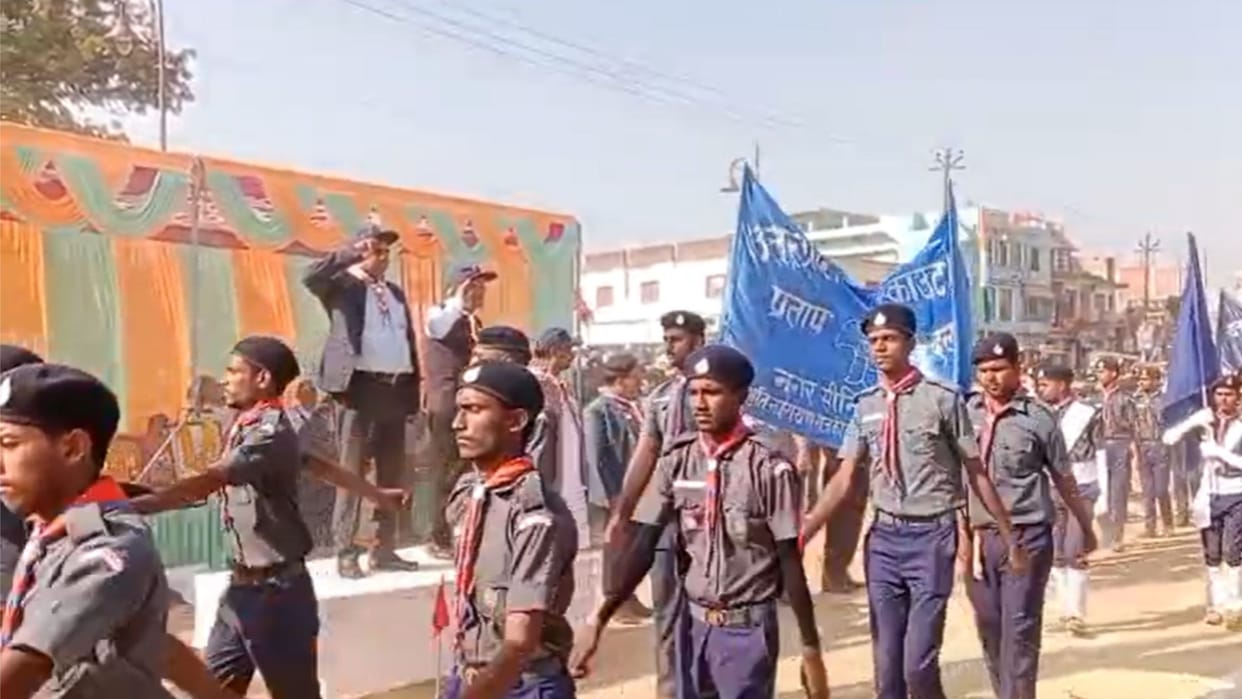 Scouts and guides will become kings of setting up tents know what was said in the rally of Sonbhadra