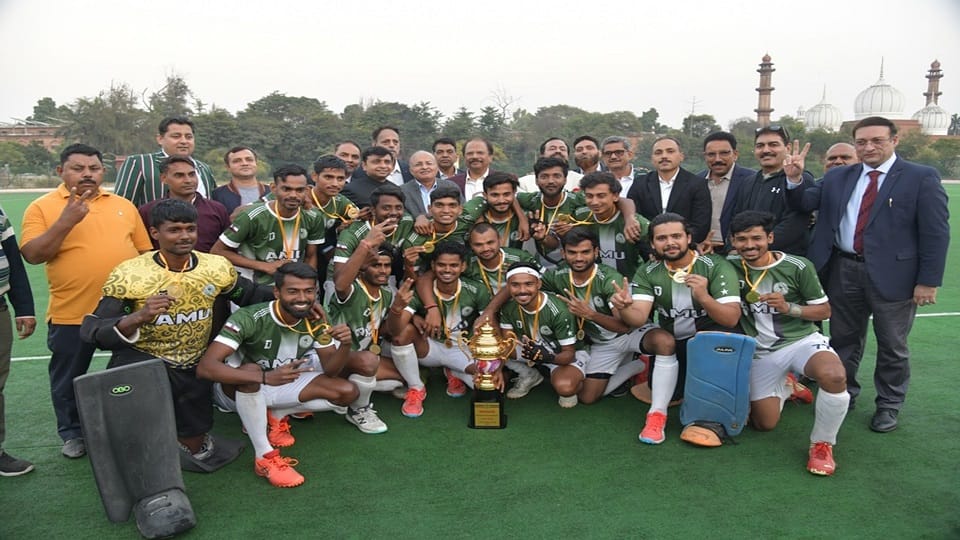 North Zone Inter University Hockey Competition AMU won