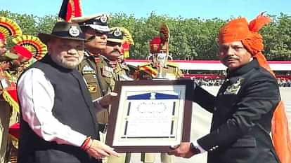 Shahpura News: Amit Shah awarded President's Police Medal to Aseem Vyas of Shahpura