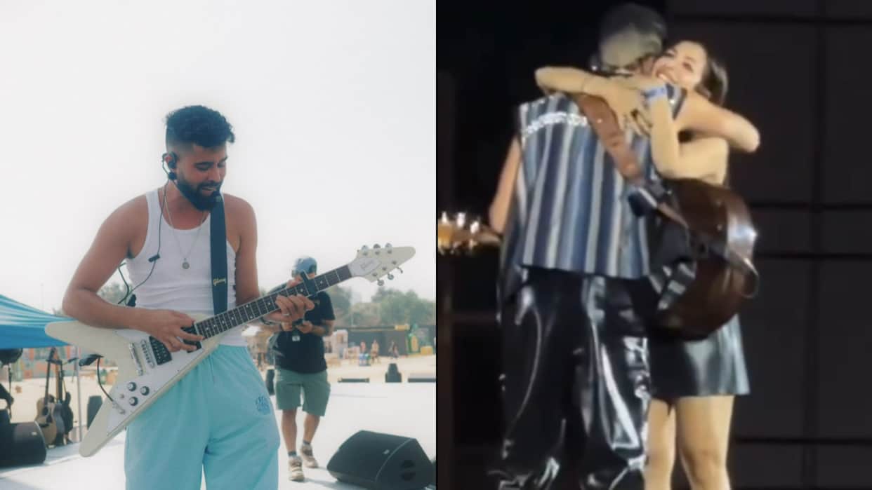 AP Dhillon Reveals Malaika Arora was his childhood crush in Mumbai concert