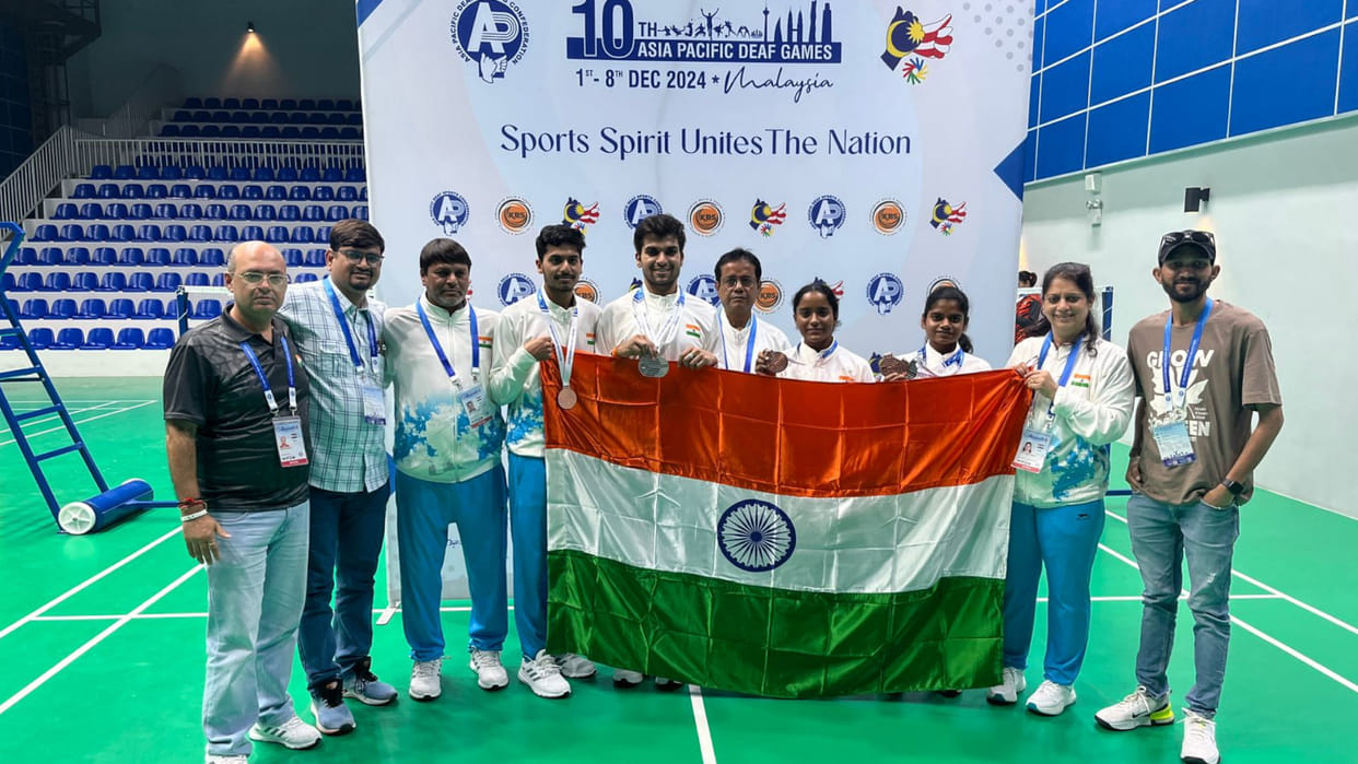 In Gorakhpur, Aditya of Gorakshanagari won bronze in Asia Pacific Deaf Games