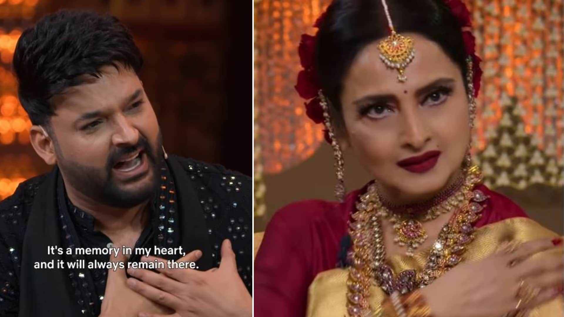 The Great Indian Kapil Show Rekha credits mom for her iconic looks applying her kohl lipstick secretly report