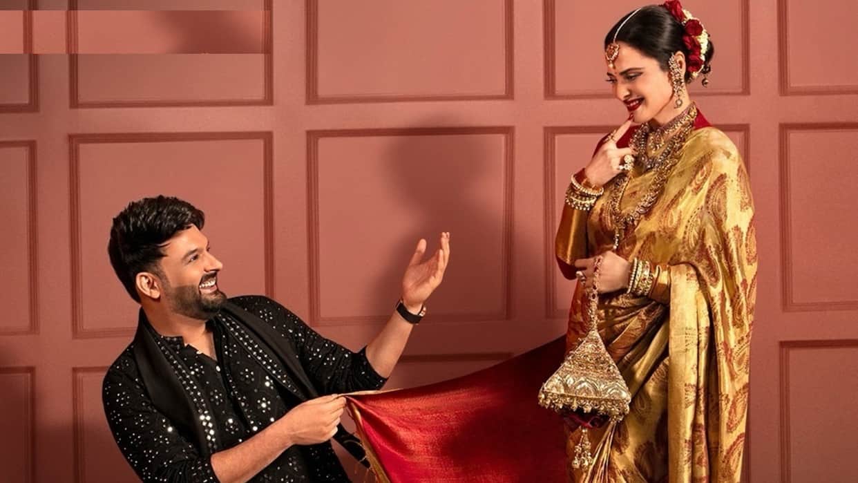 The Great Indian Kapil Show Rekha credits mom for her iconic looks applying her kohl lipstick secretly report