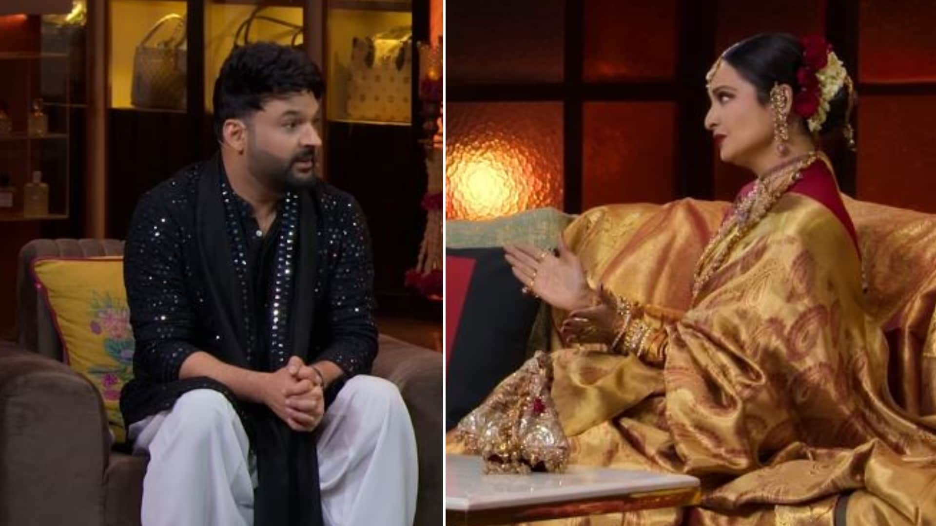 The Great Indian Kapil Show Rekha credits mom for her iconic looks applying her kohl lipstick secretly report
