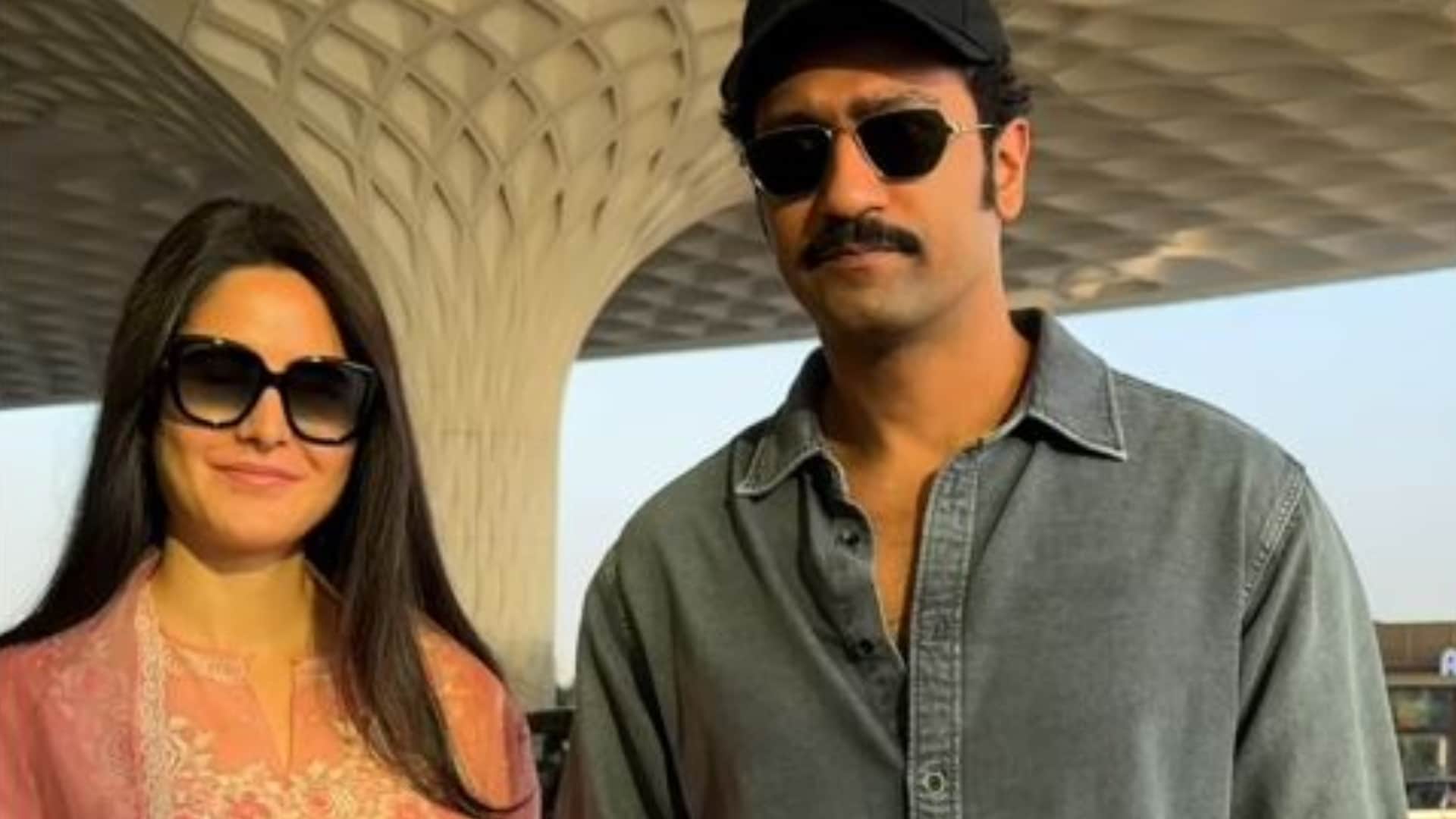 Katrina Kaif Vicky Kaushal Get Papped Spotted Walking Hand In Hand At Airport Fans Reaction goes viral