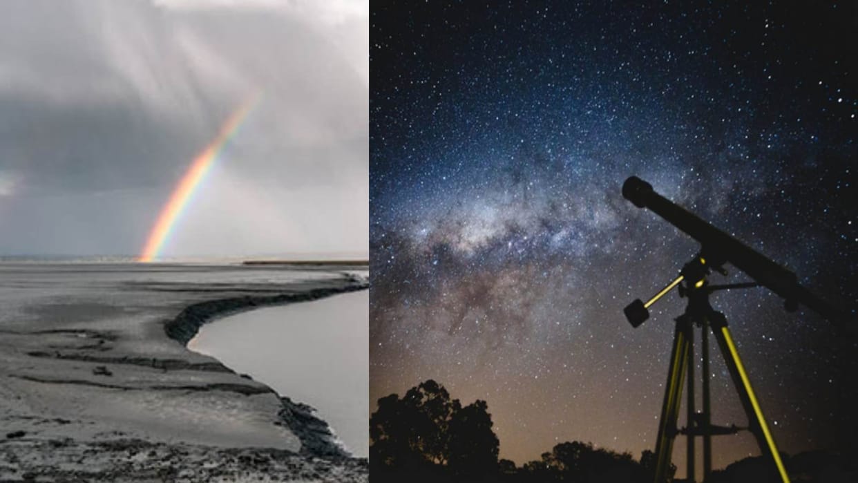 Science vs magic Rainbow and Northern Lights like events physicist prof parth chowdhary and kid julia talk