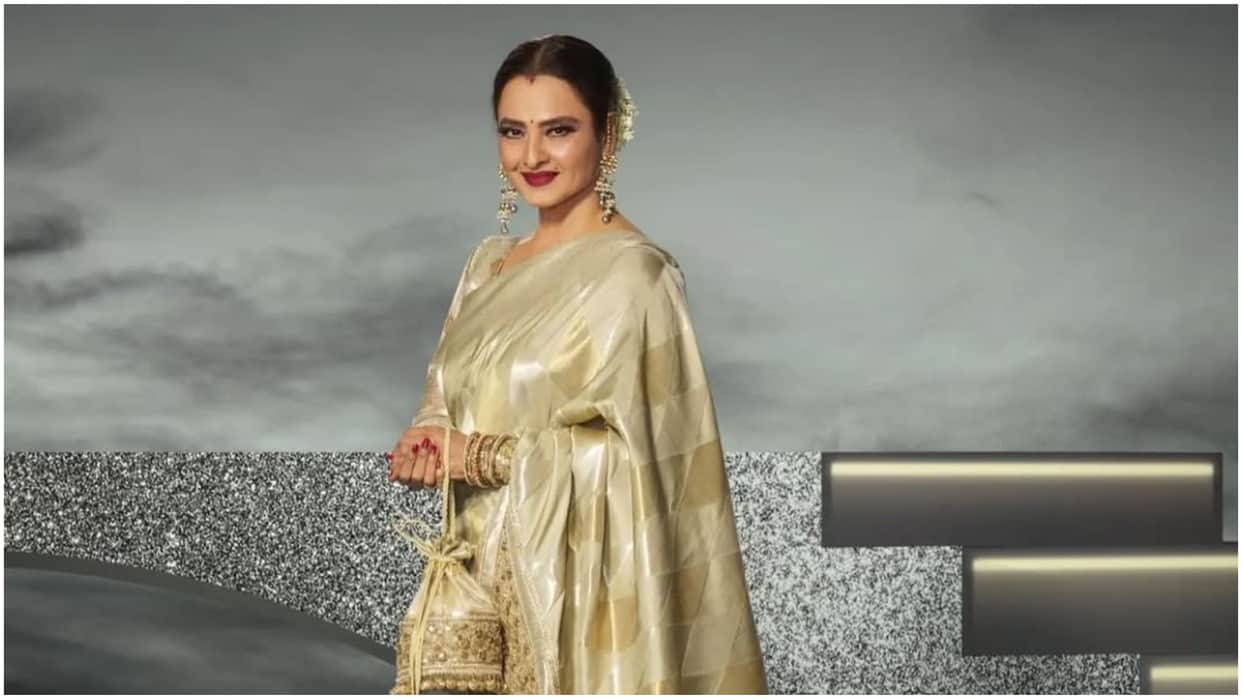 Rekha mentions indirectly amitabh bachchan on the great indian kapil show and praised him