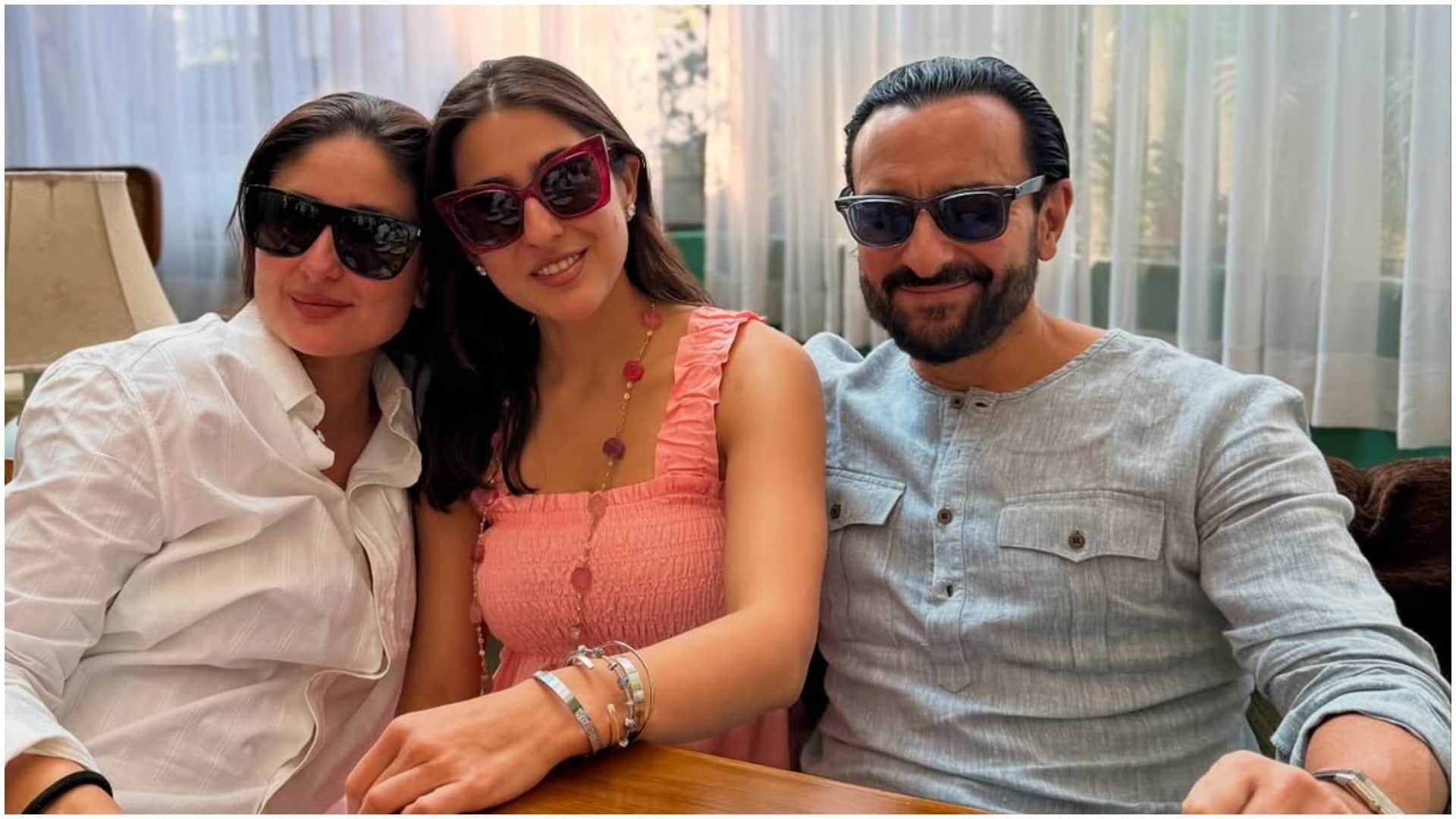 Sharmila Tagore Birthday Celebration saif ali khan kareena kapoor sara ali khan jeh pictures