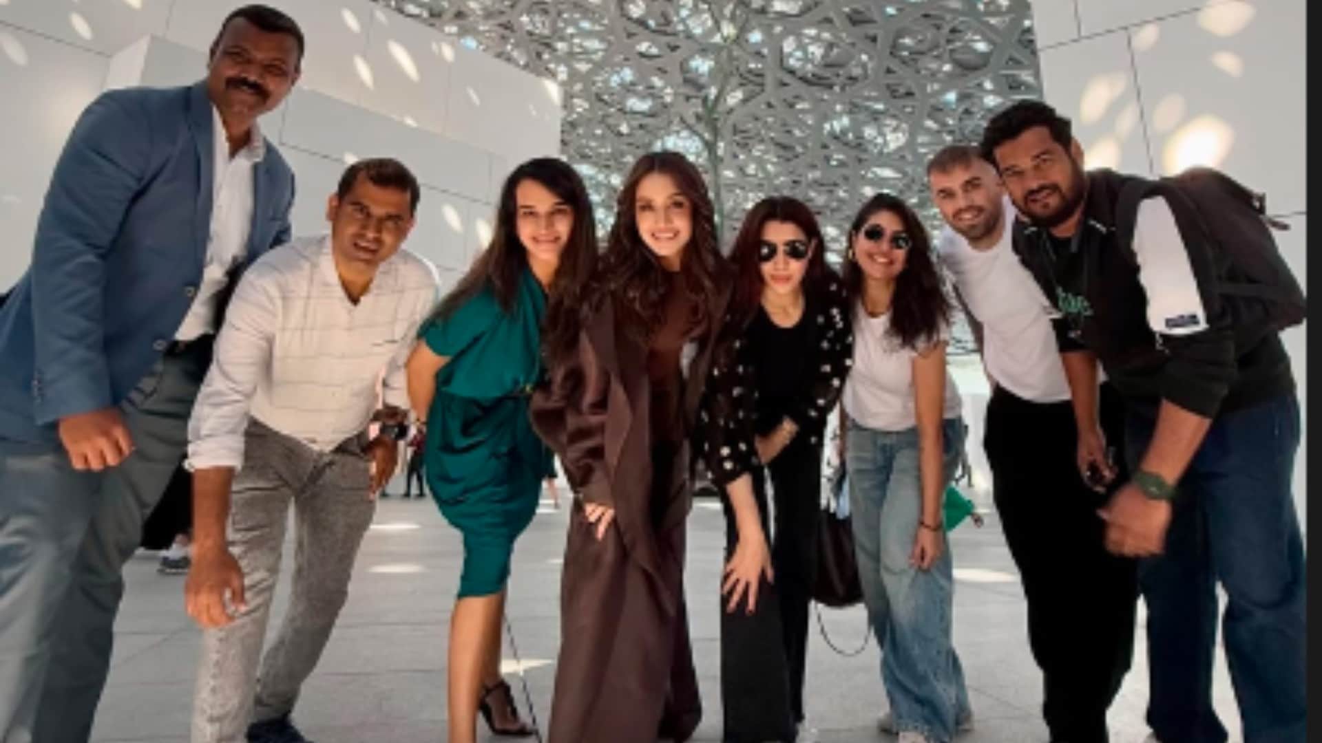 Shraddha Kapoor reached Abu Dhabi for holiday showed beautiful glimpses of the place in Brown Dress