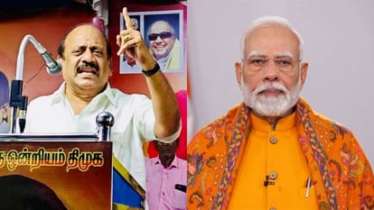 तमिलनाडु के एमएसएमई मंत्री टीएम अनबरसन और पीएम नरेंद्र मोदी