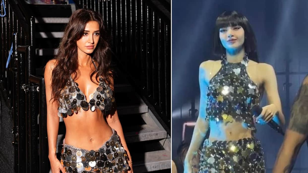 Disha Patani Copies BLACKPINK Star Lisa Outfit Viral Video goes viral on social media
