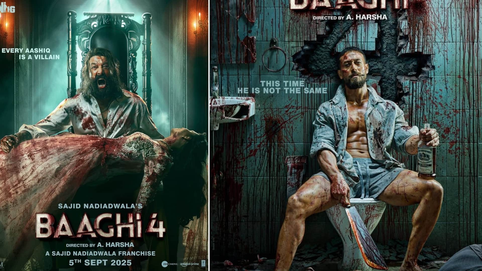 Baaghi 4 New Poster Every Aashiq is a Villain sanjay Dutt in Sajid Nadiawala Baaghi franchise Tiger shroff
