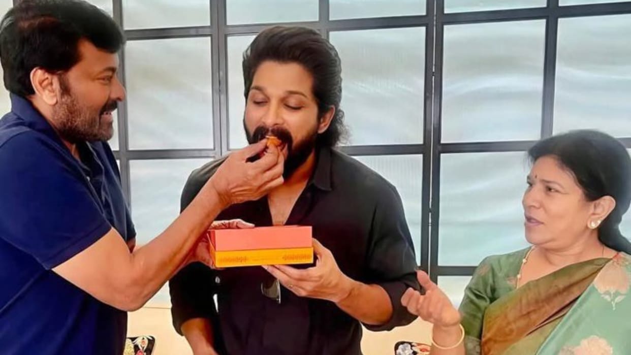 Chiranjeevi celebrates Pushpa 2 box office success with Allu Arjun as per reports