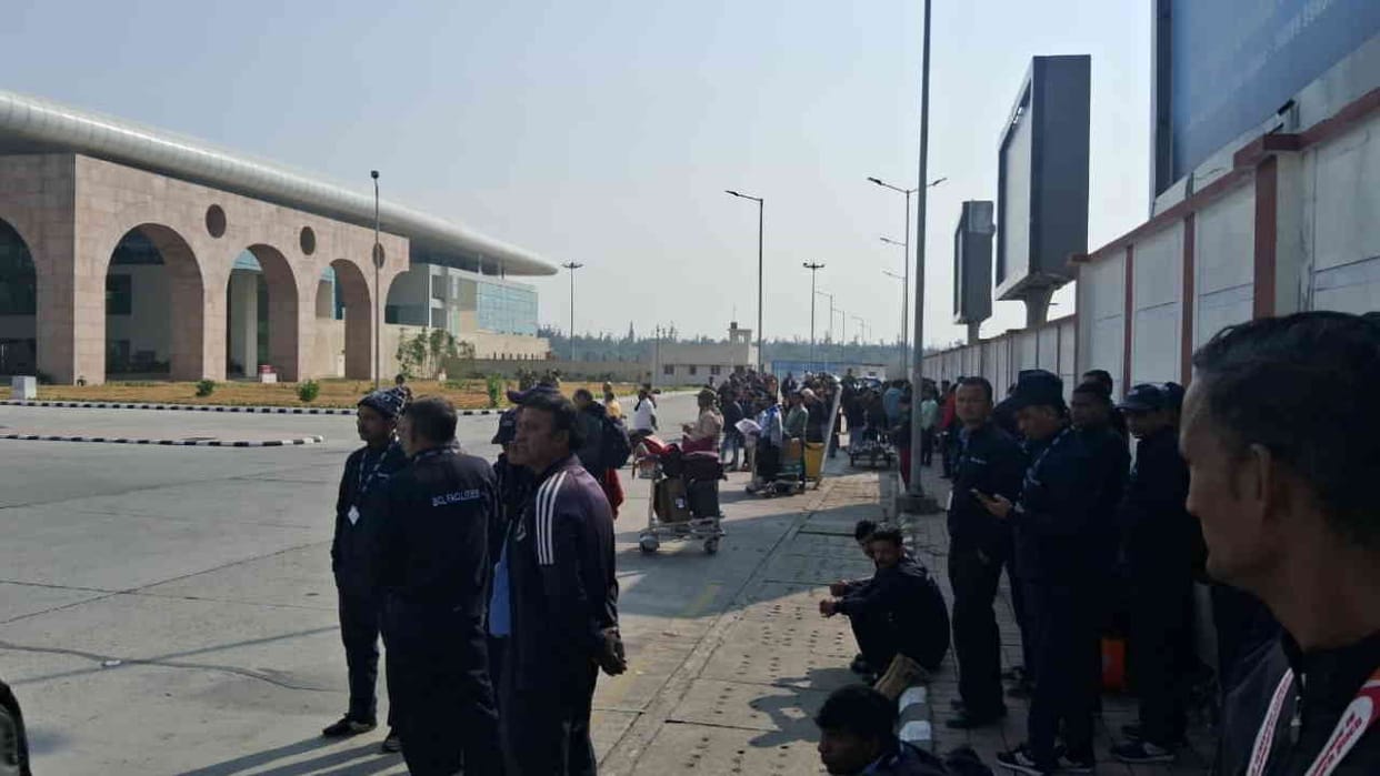 Dehradun Airport All 12 Indigo flights cancelled hundreds of passengers stranded chaos prevailed throughoutday