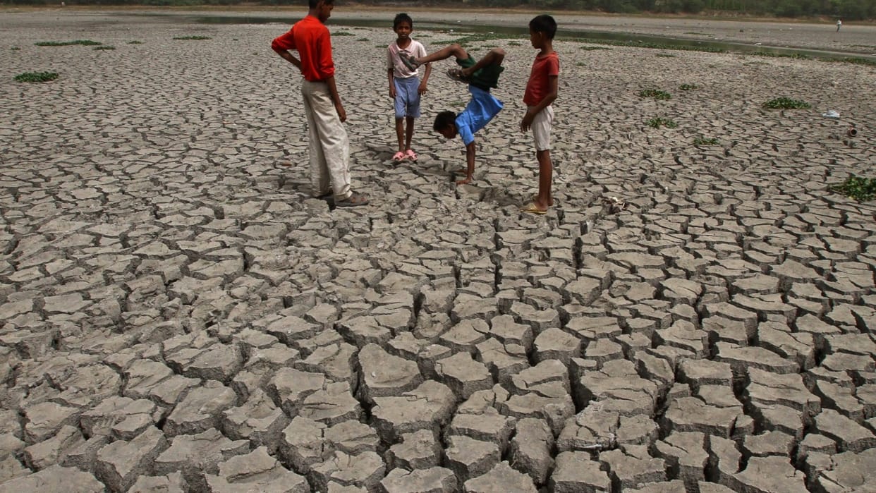 un report said Over 77 percent of Earth land became drier in last 30 years