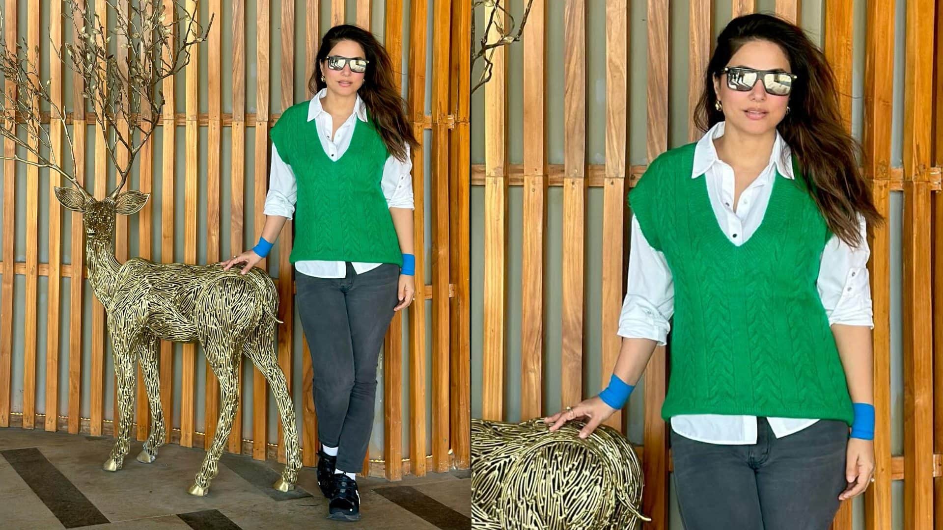 Winter Fashion Tips inspired by hina khan