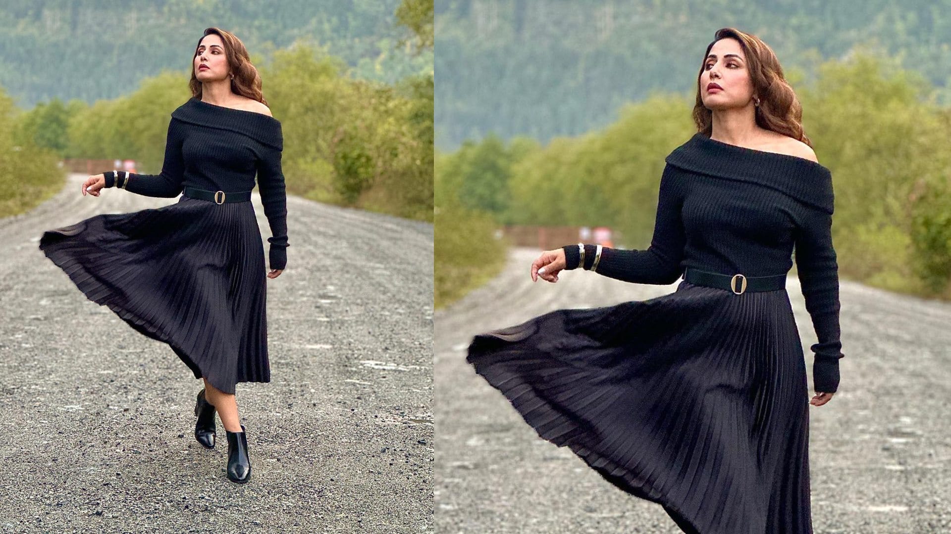 Gen Z Winter Fashion Tips For Stylish Look With Sweater, Boots, Stockings And Scarf